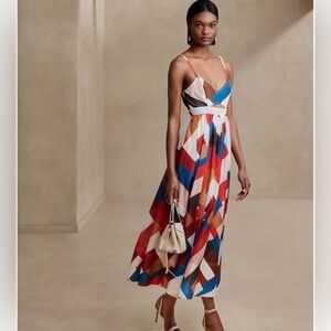 Banana Republic Isa Cotton-Silk Dress